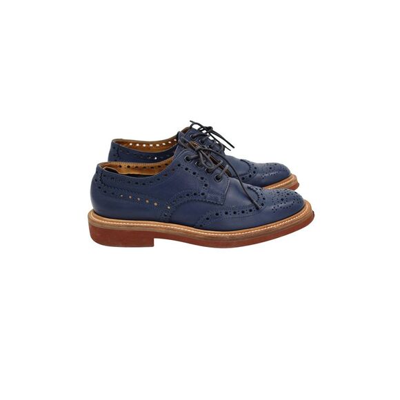 Church´s Lace-Up Brogues in Blue Leather